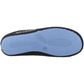 Hush Puppies The Good Slipper 90% Recycled RPET Polyester Men's Black/Blue Slippers