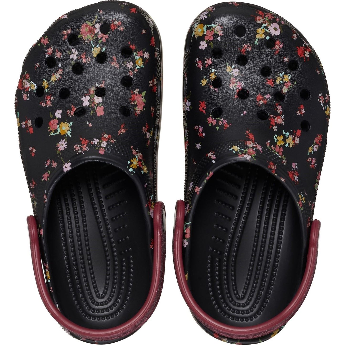 Crocs Classic Graphic Thermoplastic Black/Multi Clogs
