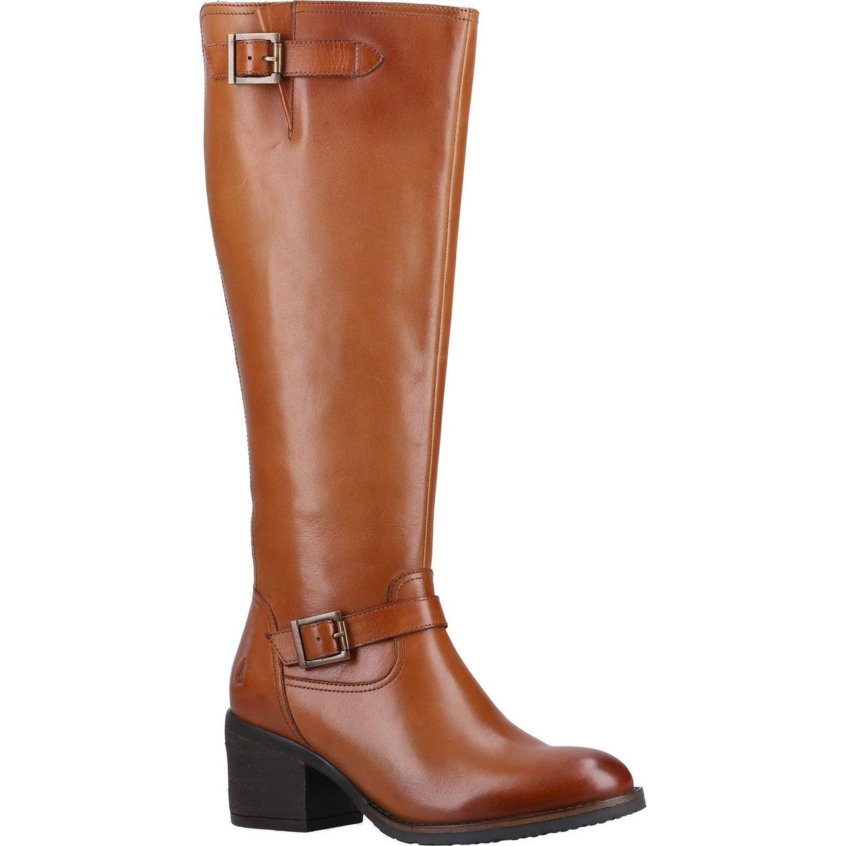 Hush Puppies Women's Heidi Boot in Tan Leather