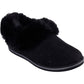 Skechers Cozy Campfire Winter Nights Polyester Women's Black Slippers