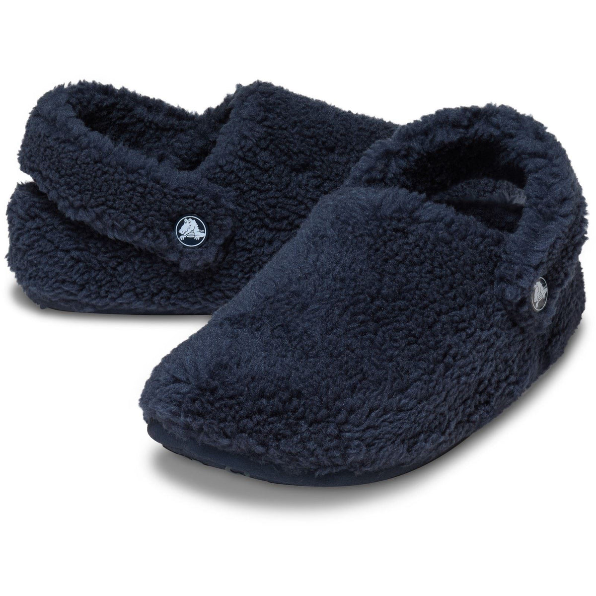 Crocs Classic Cozzzy Polyester Unisex Kid's Navy Slippers