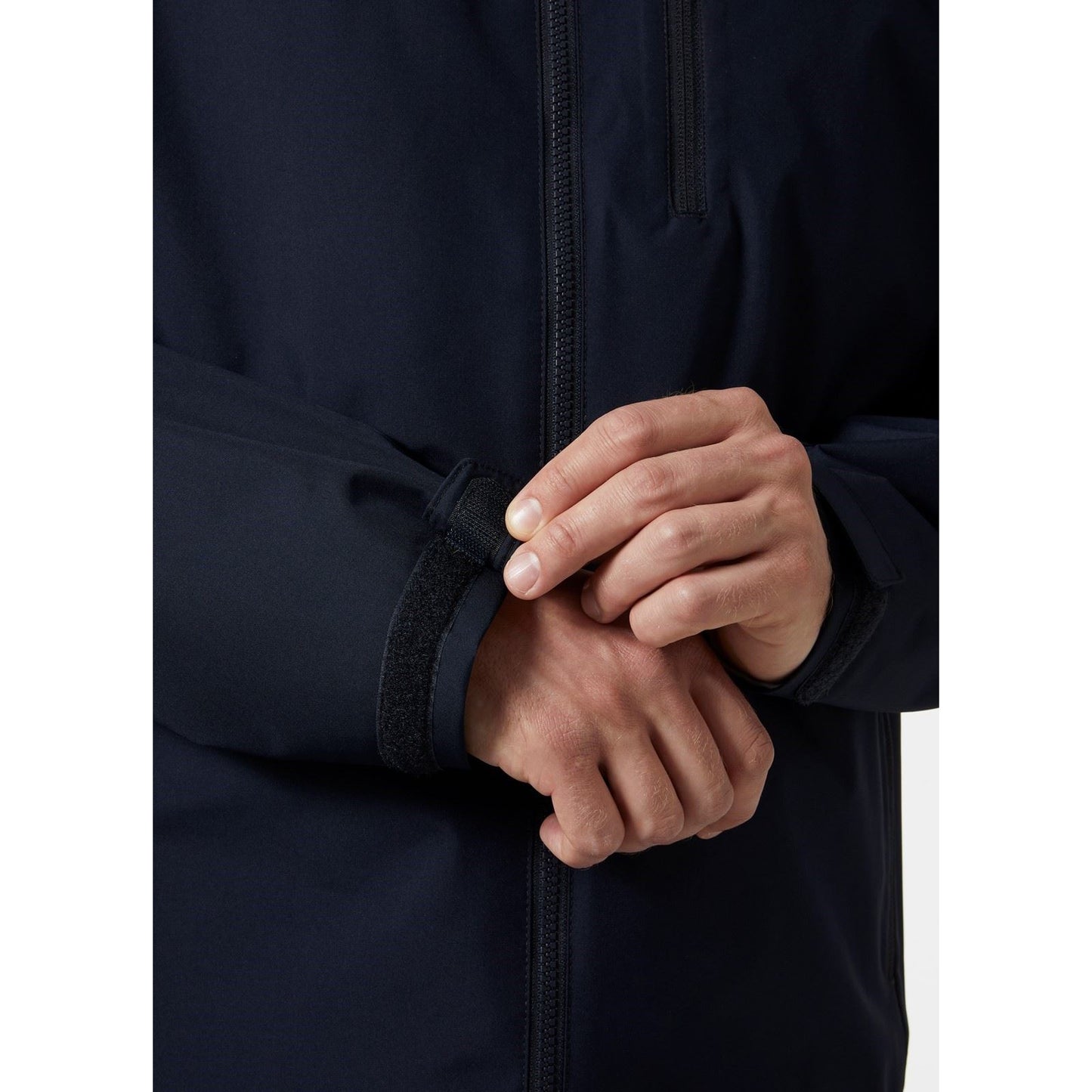 Helly Hansen Sport Men's Crew Hooded Midlayer Sailing Jacket 2.0 in Navy