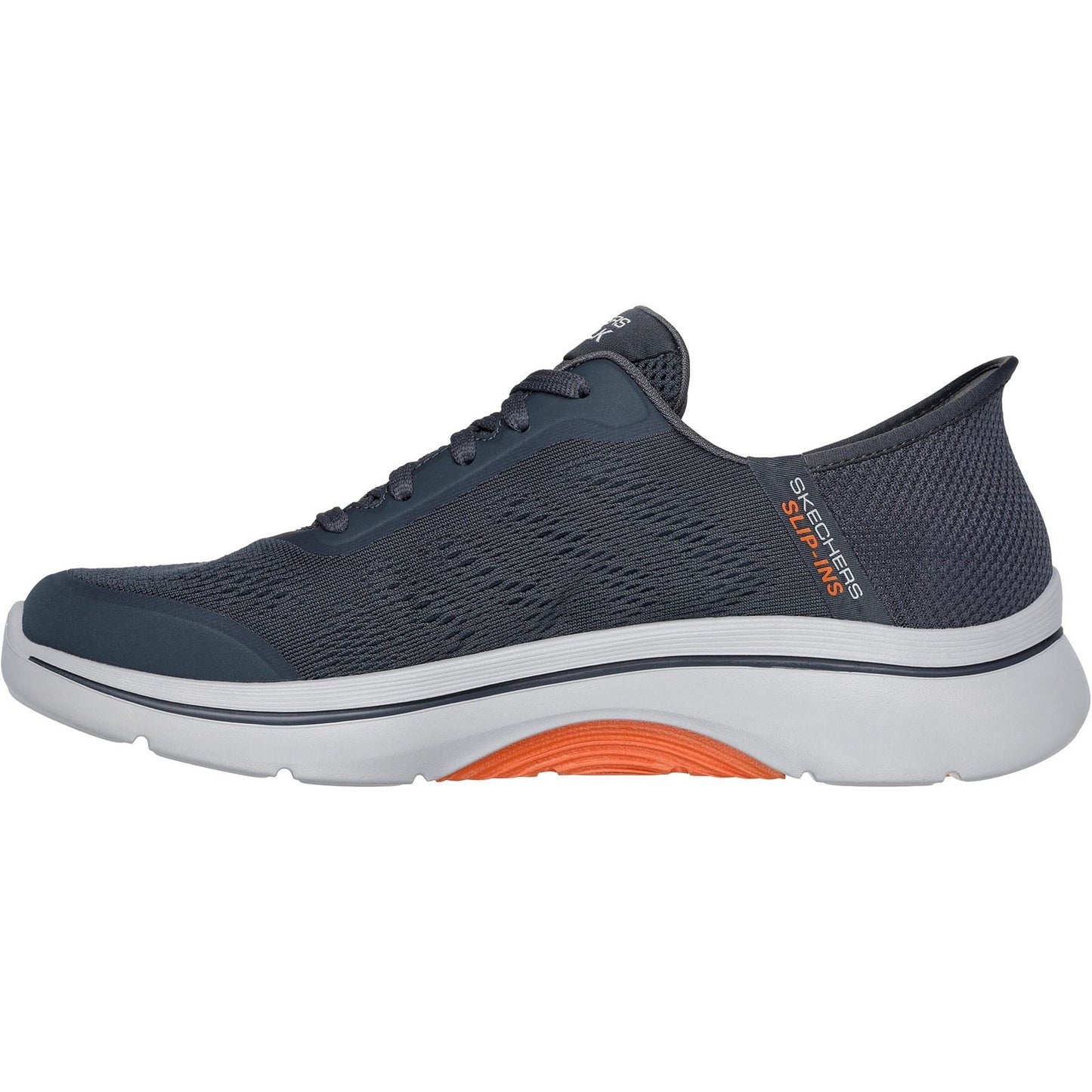 Skechers Men's Arch Fit 2.0 Simplicity 2 Shoes in Charcoal/Orange