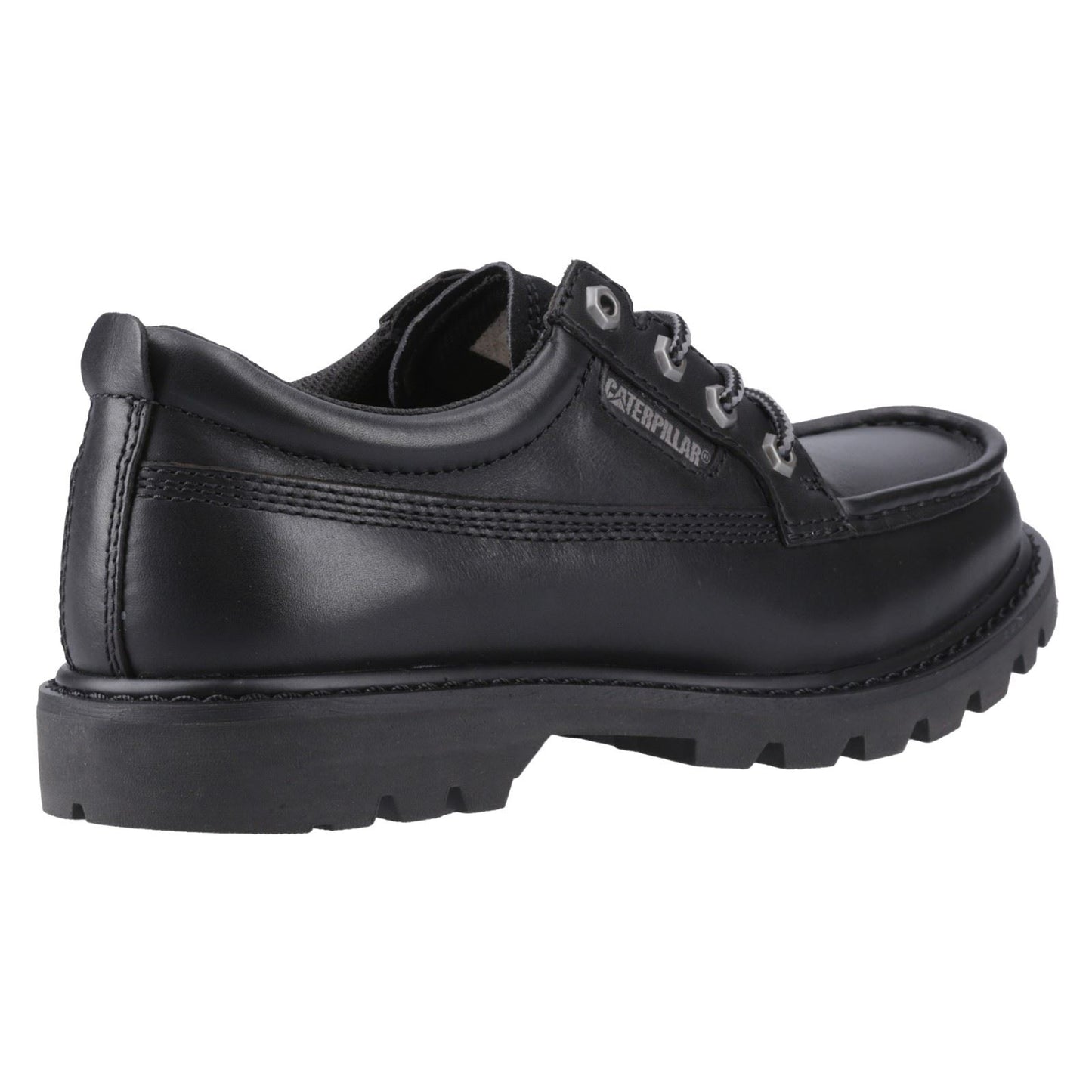 CAT Lifestyle Colorado Moc Toe Low Leather Men's Black Lace-Up Shoes