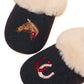 Joules Slippet Luxe Horse Women's Navy Slippers