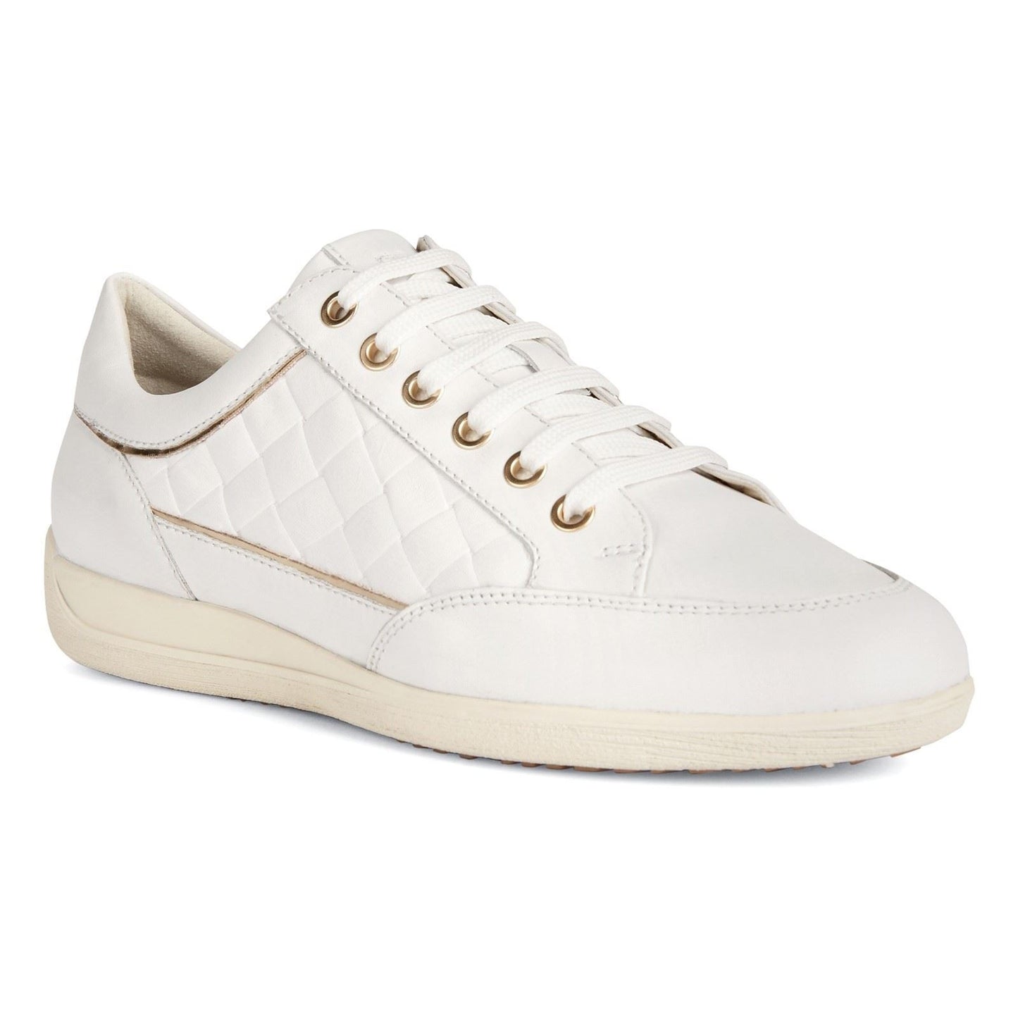 Geox Women's D MYRIA A SNEAKERS in White