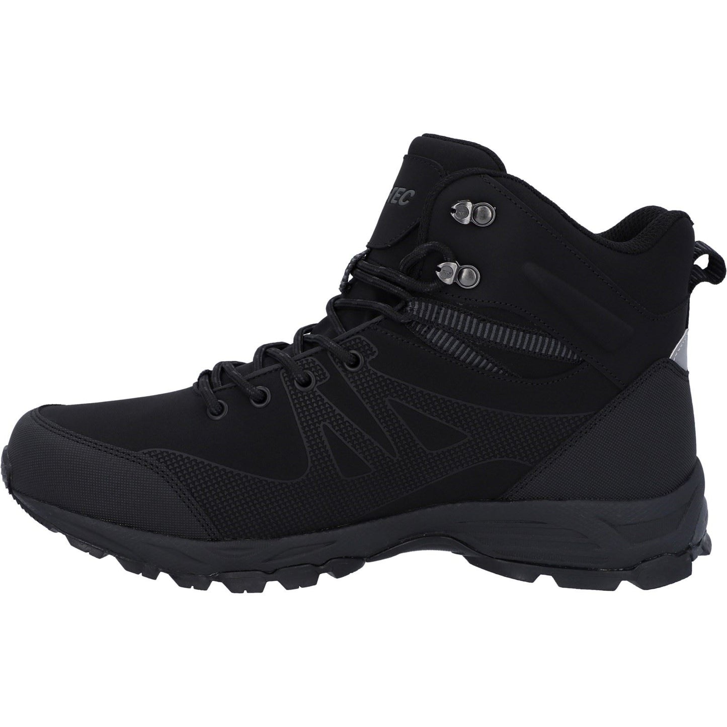 Hi-Tec Jackdaw Mid WP Polyester Men's Black/Carbon Grey Hiking Boots