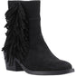 Rocket Dog Yankee Faux Suede Women's Black Heeled Ankle Boots