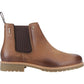 Hunter Jura Leather Men's Dark Tan Boots