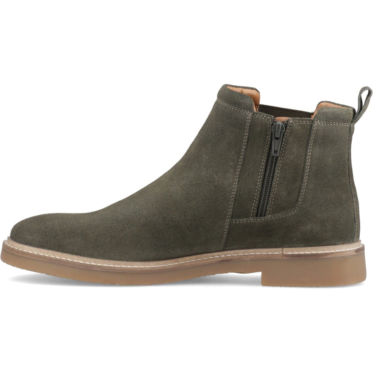 Hush Puppies Gareth Chelsea Leather Men's Khaki Boots