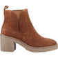 Hush Puppies Felicia Suede Women's Tan Heeled Chelsea Boots