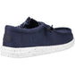 HEYDUDE Men's Wally Canvas Shoe in Navy