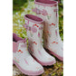 Cotswold Wildflower Ankle Rubber Women's Pink Wellington Boots
