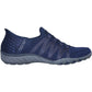 Skechers Women's Breathe-Easy - Roll-With-Me Shoe in Navy