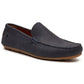 Base London Moss Driver Leather Men's Navy Loafers