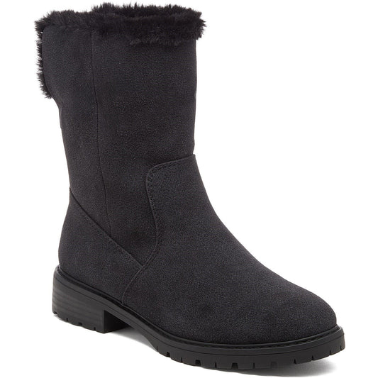 Rocket Dog Niche Aurora Polyurethane Women's Black Winter Mid Calf Boots