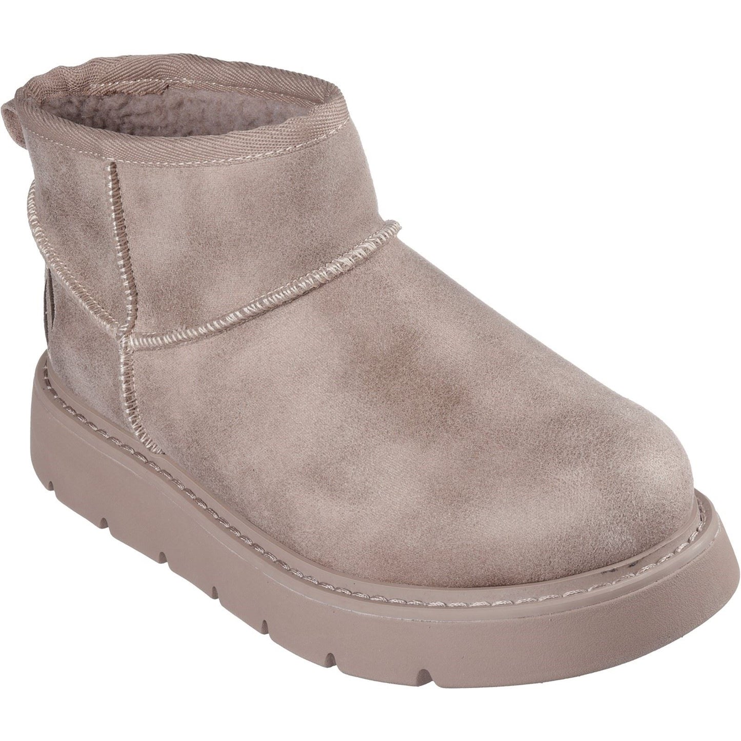 Skechers Women's Keepsakes Lite Snow Bird Ankle Boots in Taupe
