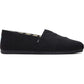 TOMS Alpargata Cotton Men's Black Shoes