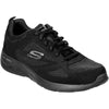 Skechers Men's Dynamight 2.0 Lace Up Memory Foam Trainer in Black