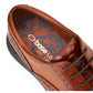 Base London Flight 25 Leather Men's Burnt Tan Brogues Shoes