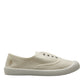 Penguin Anita Canvas Women's Off White Pumps