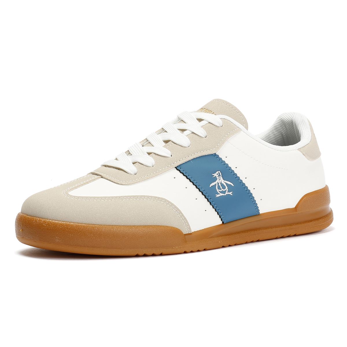 Penguin Giovanni Men's White Trainers