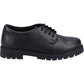 Hush Puppies Jayne Lace Up Leather Youth Black Lace-Up Shoes