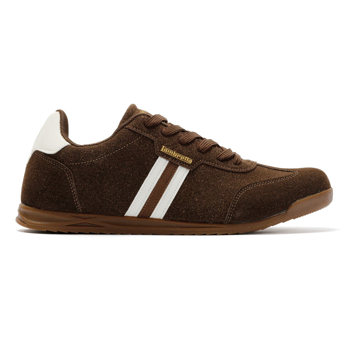 Lambretta Tackle Men's Chocolate Trainers