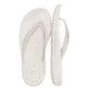 FitFlop Iqushion Sparkle Women's Urban White Flip Flops
