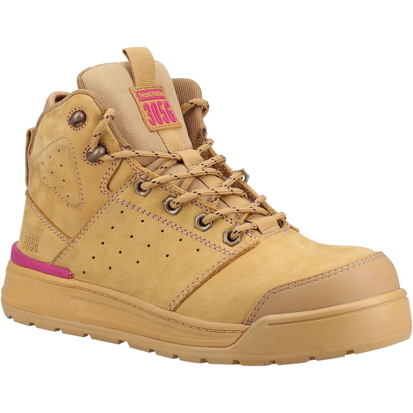Hard Yakka Women's 3056 PR Side Zip Safety Boot in Wheat