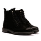 Osprey London The Professor Suede Men's Black Boots