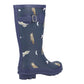 Cotswold Woodland Rubber Junior Owls Wellington Boots