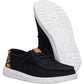 HEYDUDE Wendy Wildcat Cotton Women's Black/Leopard Moccasins Shoes