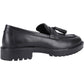 Hush Puppies Abigail Leather Black Loafers