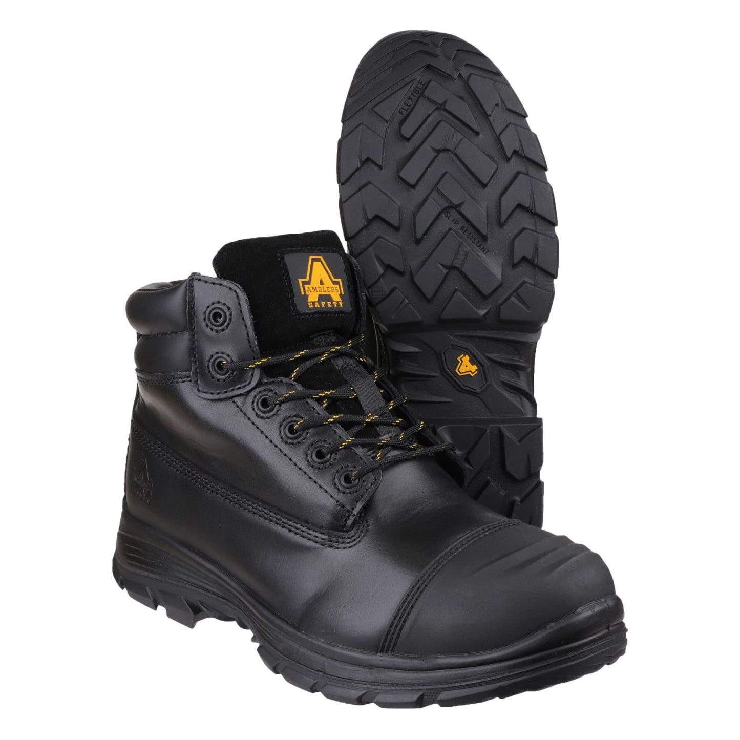 Amblers Safety Men's FS301 Brecon Metatarsal Guard Safety Boot in Black