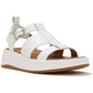 Fitflop F-Mode Fisherman Leather Women's Urban White Narrow Fit Sandals