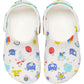 Crocs Classic Graphic Thermoplastic White/Multi Clogs