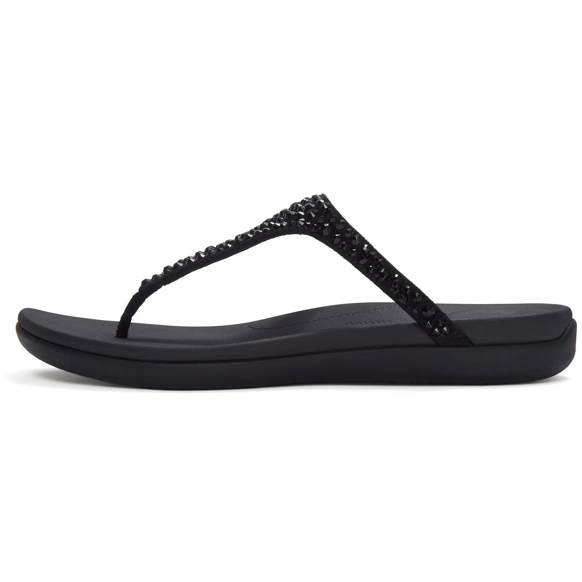 Fitflop Solay Mixed-Crystal Textile Women's Black Sandals