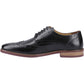 Hush Puppies Mack Leather Men's Black Brogues Shoes