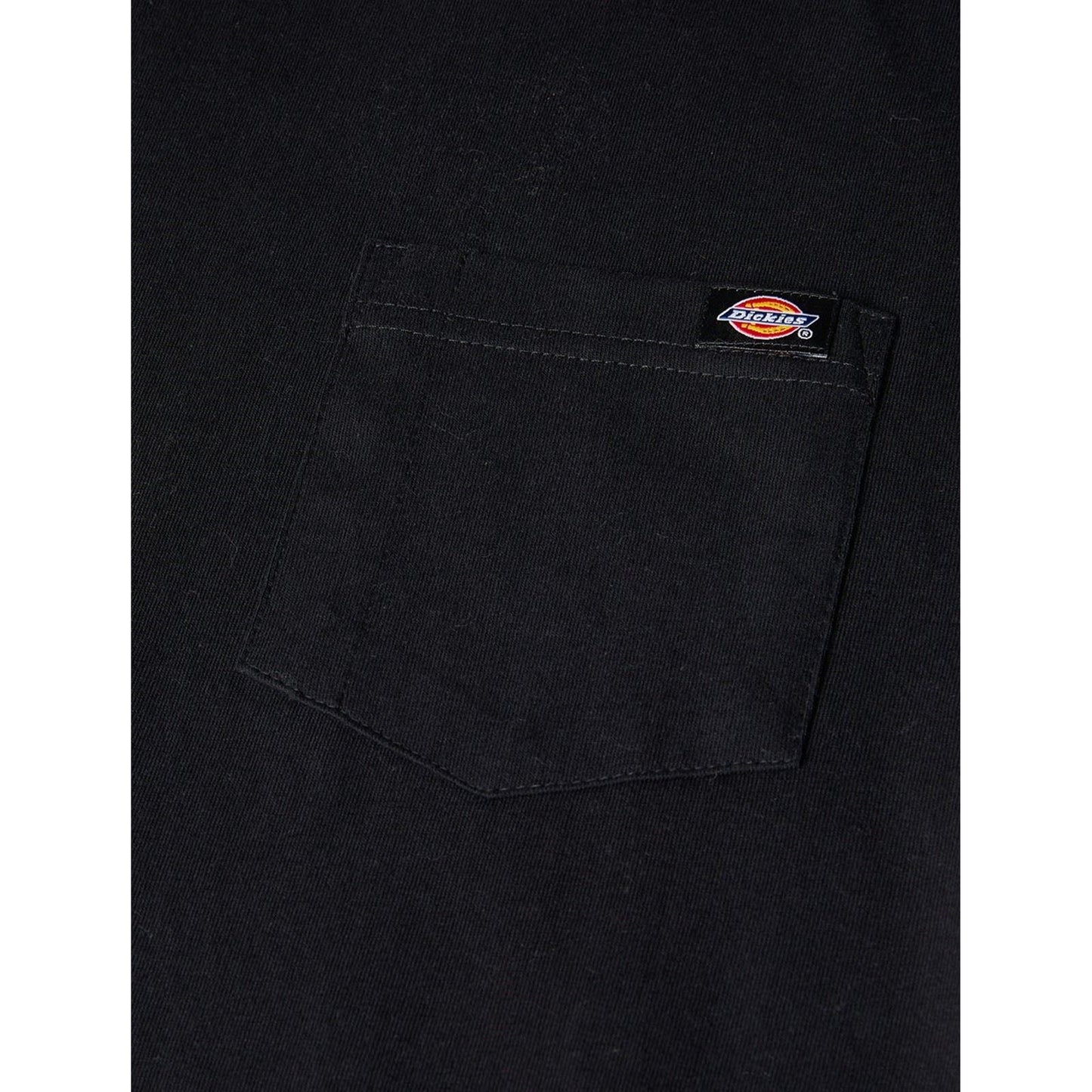 Dickies Men's Pocket Tee Long Sleeve in Black