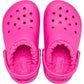 Crocs Classic Lined Thermoplastic Kid's Pink Crush Clogs