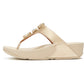 Fitflop Lulu Ultra-Jewel Toe-Post Polyurethane Women's Platino Sandals
