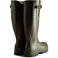 Hunter Unisex Balmoral Adjustable Classic Wellington in Dark Olive