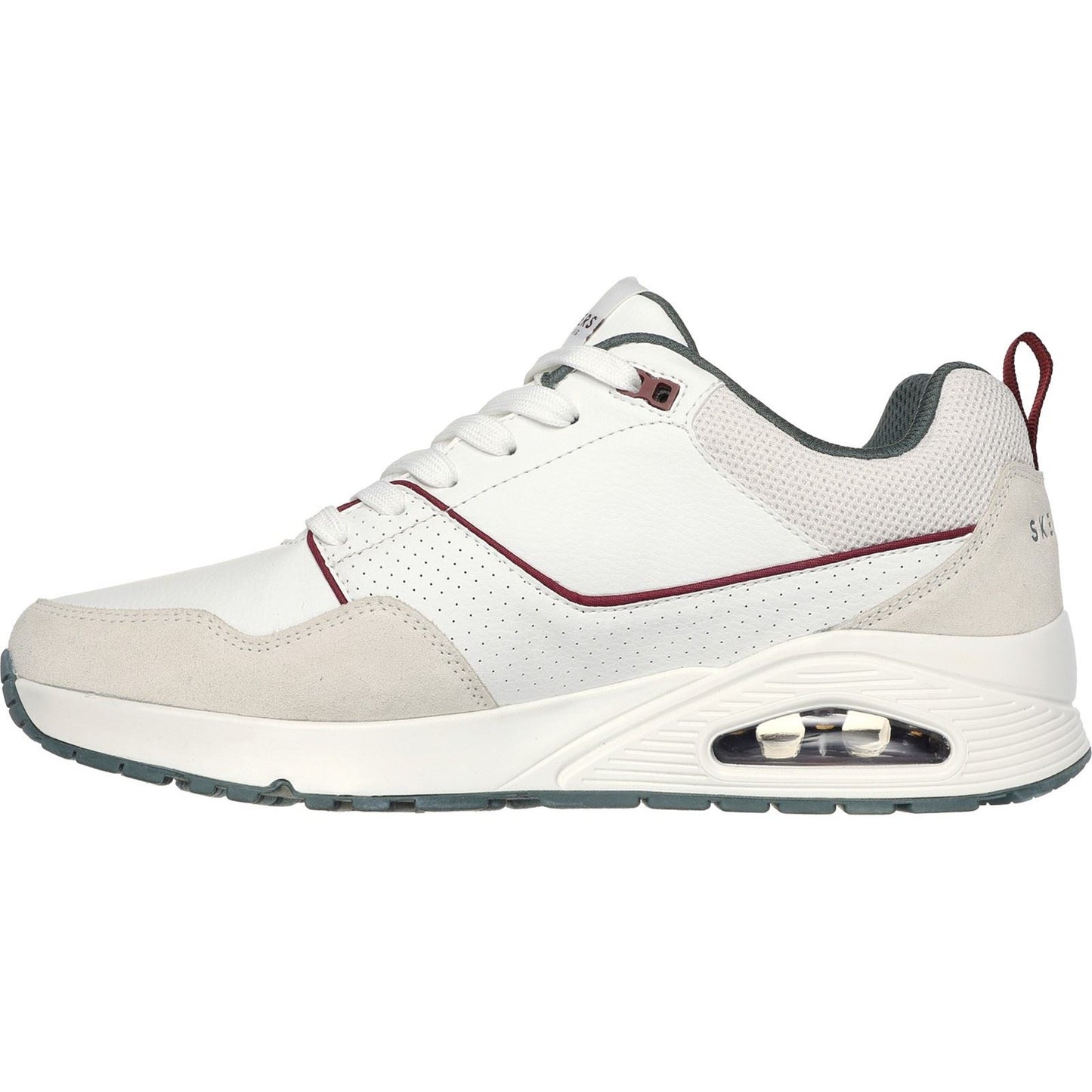 Skechers Men's Uno - Retro One Trainer in White/Grey
