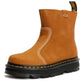Dr. Martens Zebzag Rigger Milled Nubuck Women's Desert Brown Boots