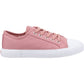 Hush Puppies Women's Brooke Canvas Trainer in Pink