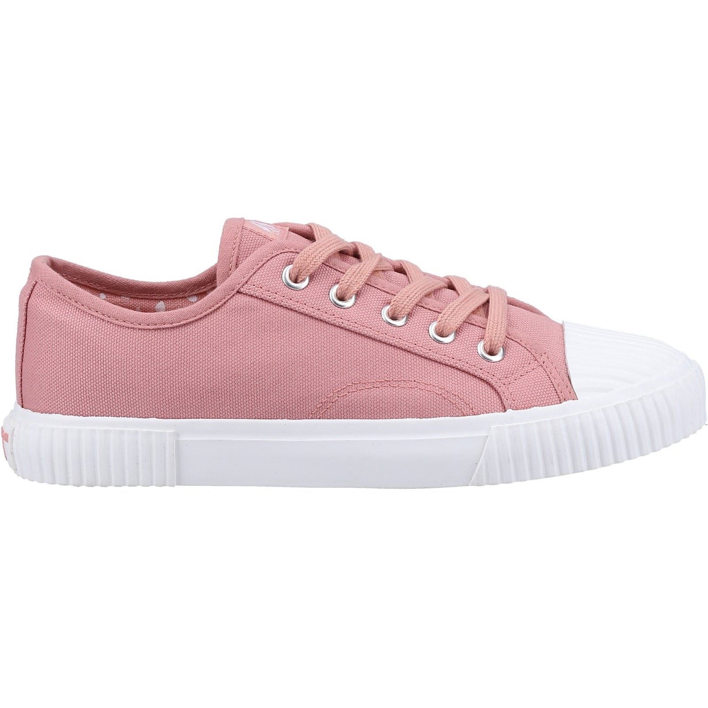 Hush Puppies Women's Brooke Canvas Trainer in Pink