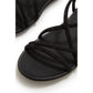 Fitflop Fino Toe-Post Leather Women's All Black Sandals