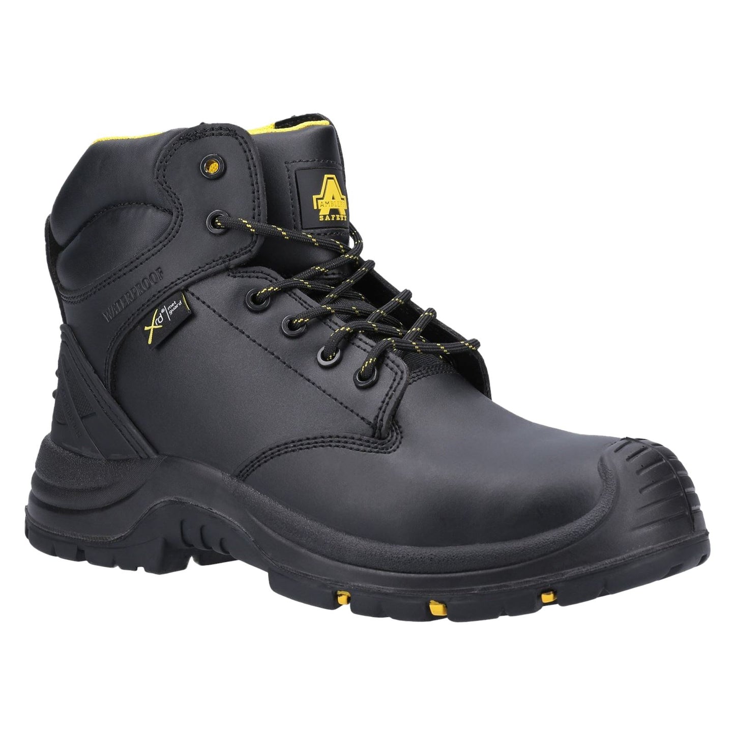 Amblers Safety Unisex AS303C Wrekin Metal Free Metatarsal Waterproof Safety Boot in Black