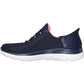Skechers Summits - Diamond Dream Textile Women's Navy/Pink Standard Trainers